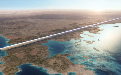 First 1.5-mile stretch of Saudi’s audacious Line Megacity begins to rise